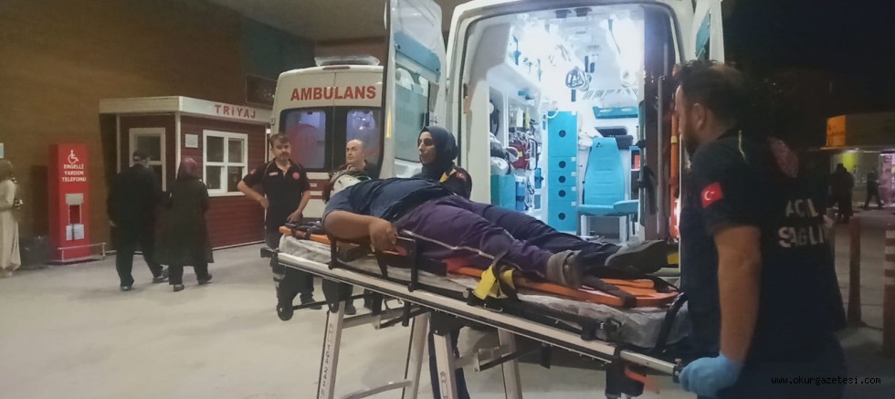 Otomobilin çarptığı yaya yaralandı