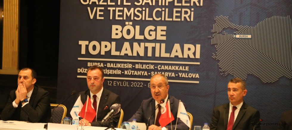 Basın İlan Kurumu Genel Müdürü Cavit Erkılınç, Bursa’da konuştu: