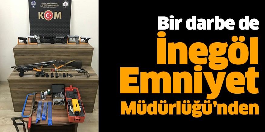 Bir darbe de İnegöl Emniyet Müdürlüğü’nden