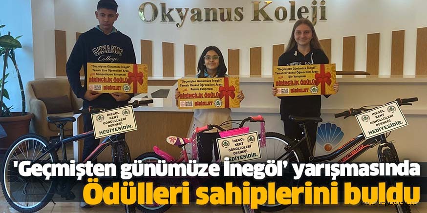 ‘Geçmişten günümüze İnegöl’ yarışmasında Ödülleri sahiplerini buldu