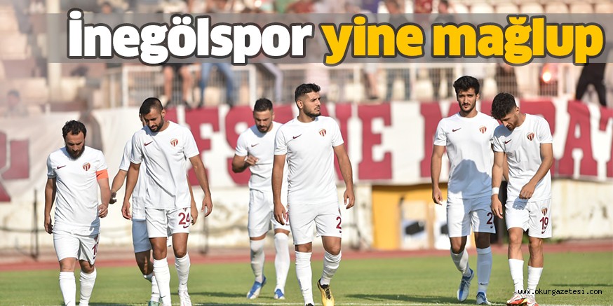 İnegölspor yine mağlup