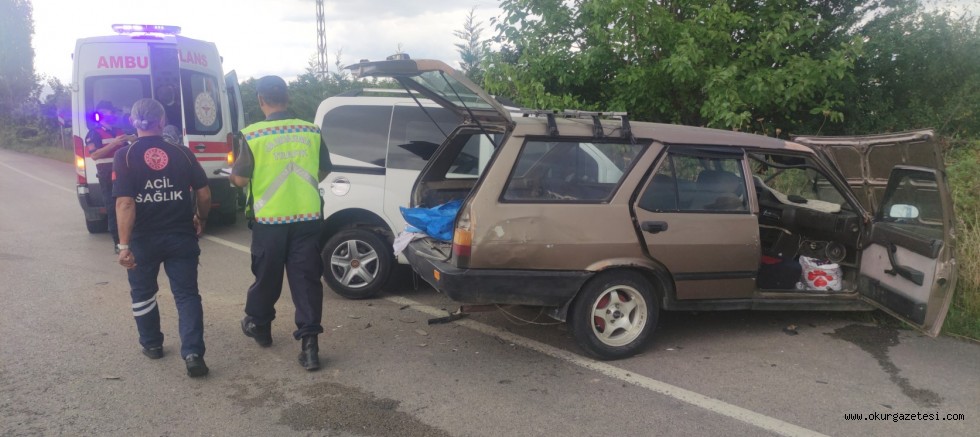 Trafik kazasında 1 kişi yaralandı