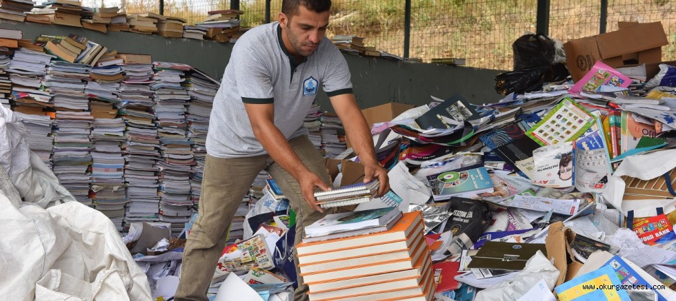 Yıldırım Belediyesinden atık kağıt getirenlere kırtasiye desteği