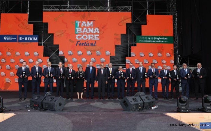 Aktaş ödülünü Erdoğan’dan aldı