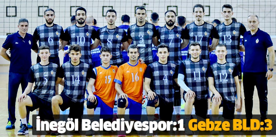 İnegöl Belediyespor:1 Gebze BLD:3