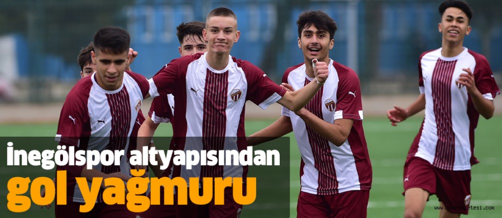 İnegölspor altyapısından gol yağmuru