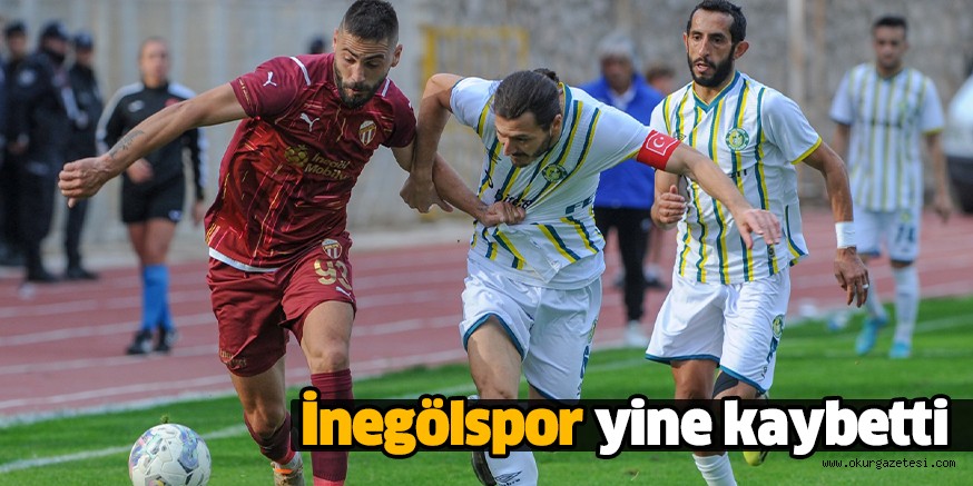 İnegölspor yine kaybetti