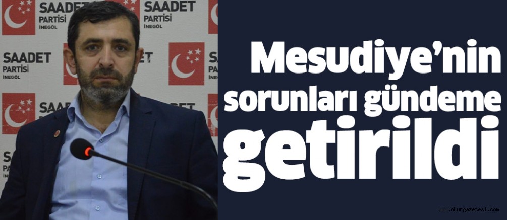 Mesudiye’nin sorunları gündeme getirildi