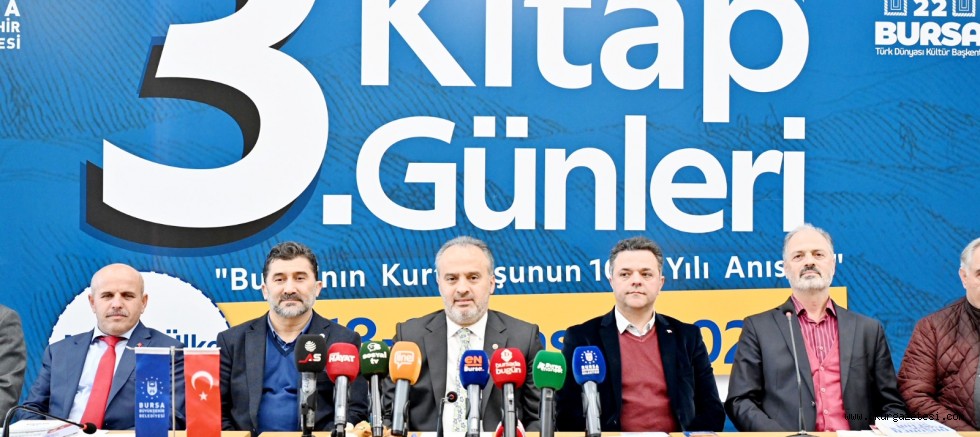 Bursa’da kitap günleri heyecanı başlıyor