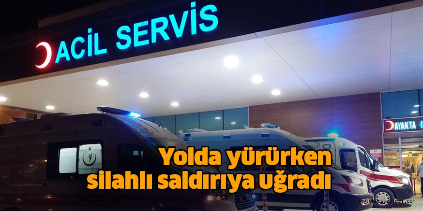 İnegöl’de silahlı saldırıya uğrayan kişi yaralandı