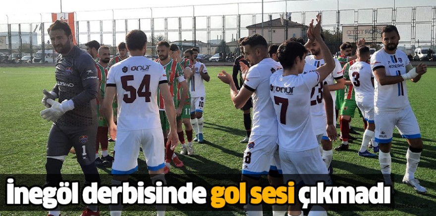 İnegöl derbisinde gol sesi çıkmadı