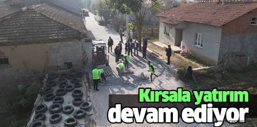 Kırsal yatırım devam ediyor