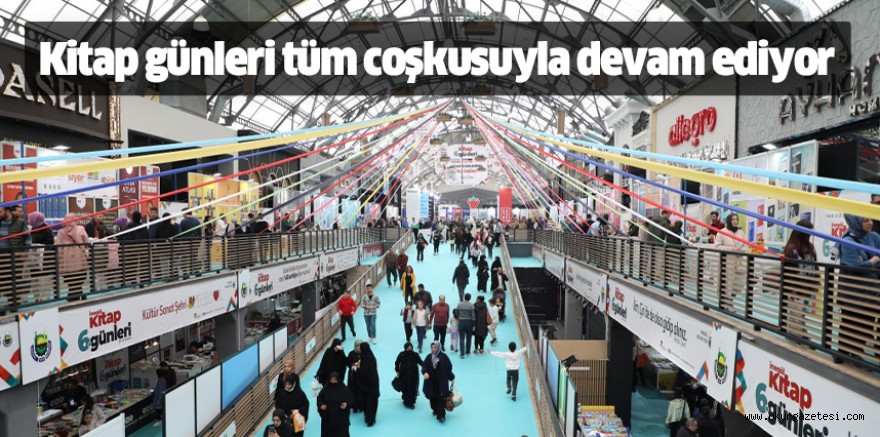 Kitap günleri tüm coşkusuyla devam ediyor