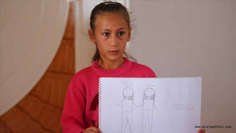 YPG/PKK’lı teröristlerin katlettiği Ayşenur öğretmenin öğrencileri hüzünlü