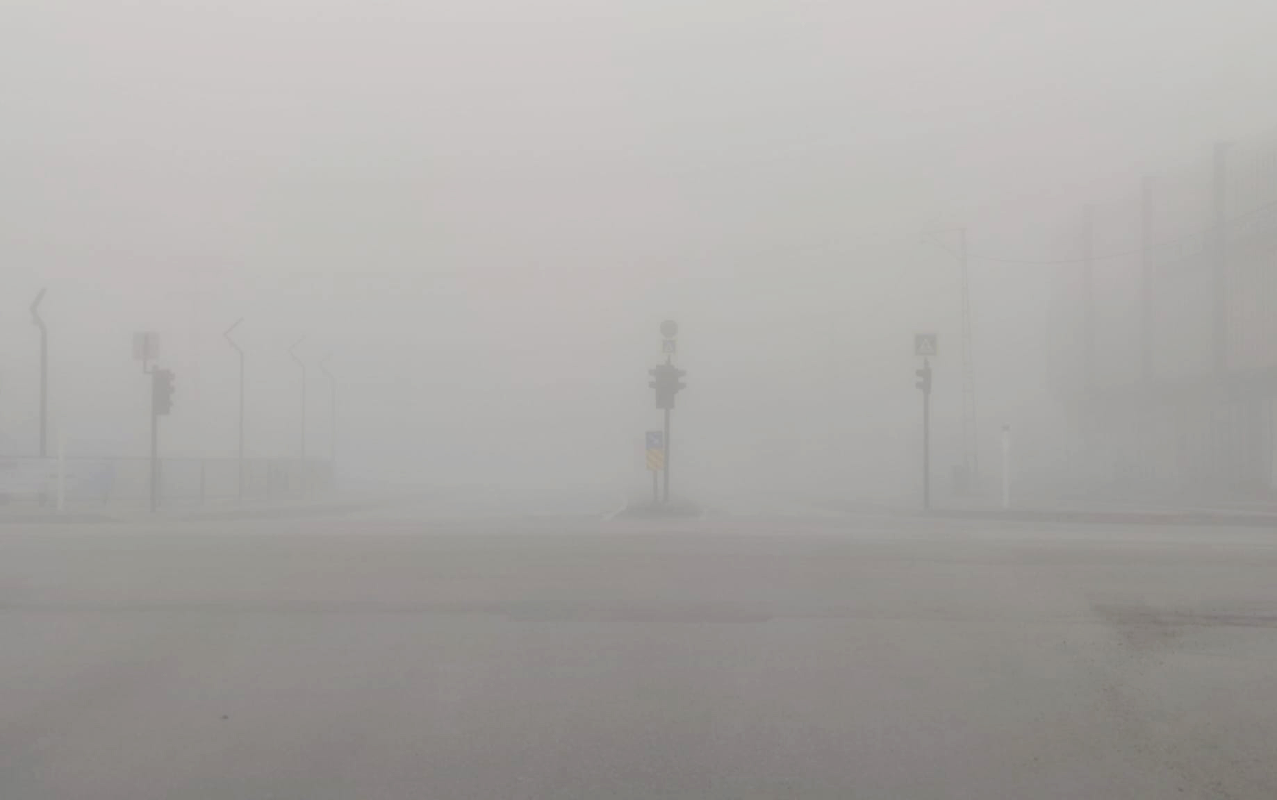 İnegöl’de sabah saatlerinde sis etkili oluyor