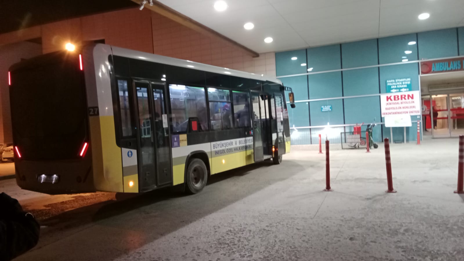 İnegöl’de şoför-yolcu gerginliği sıcak dakikalar