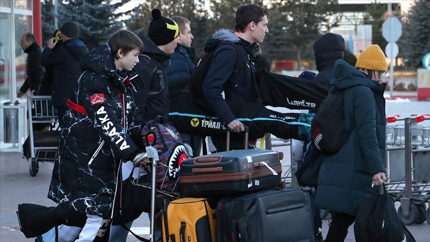 Yılbaşını Palandöken’de geçirmek isteyen Rus turistler Erzurum’a gelmeye başladı