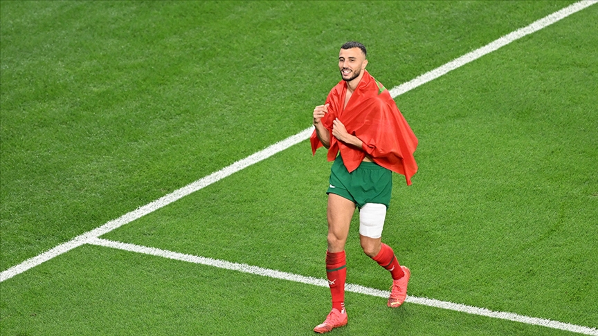 Beşiktaş’tan Fas formasıyla çeyrek finale çıkan Saiss’e tebrik