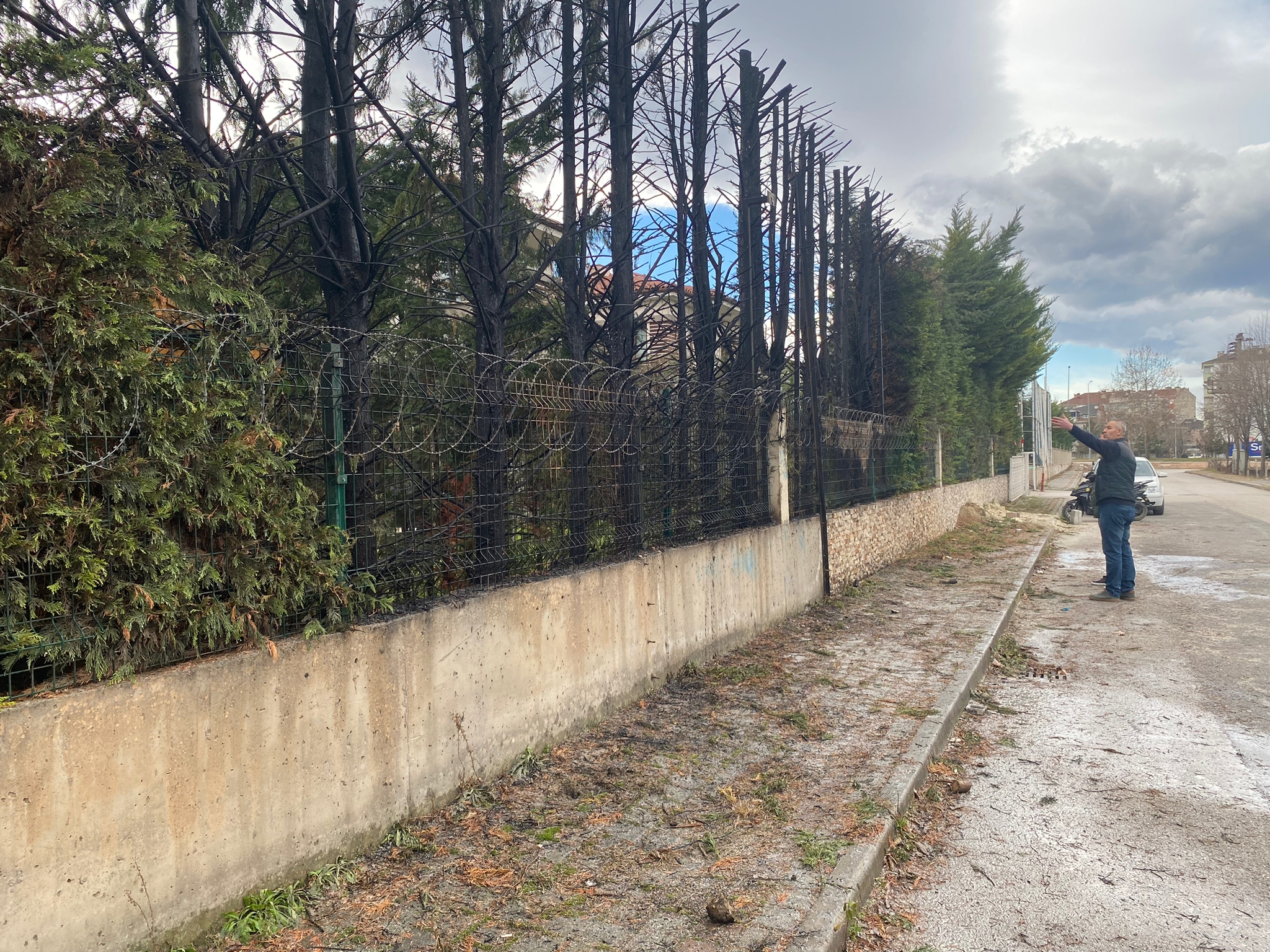 İnegöl’de korku dolu dakikalar