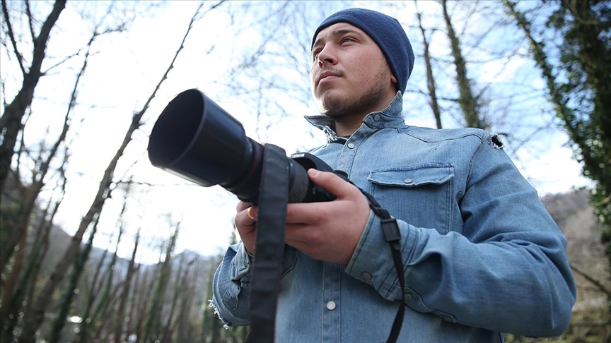 Yüzde 90 görme engelli Emirhan’ın hayali dünyayı fotoğraflamak
