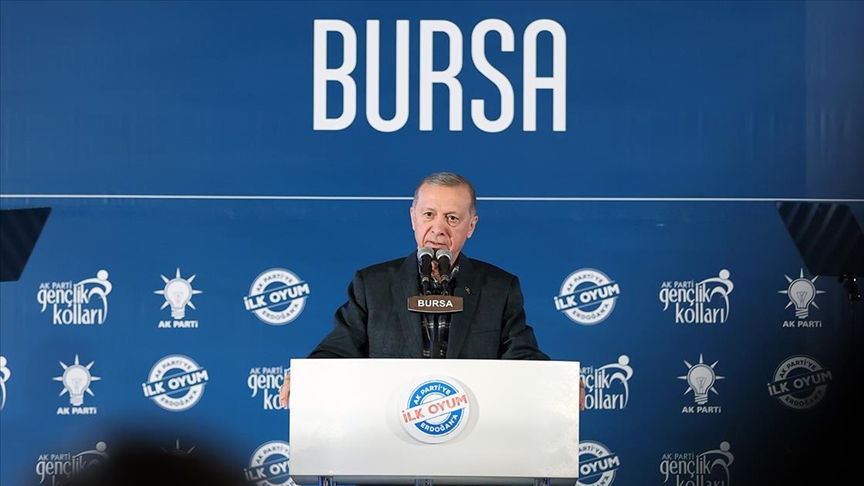 Cumhurbaşkanı Erdoğan: (Seçim tarihi) Cumhurbaşkanı’nın bir yetkisi var. 10 Mart’ta biz bu yetkimizi kullanacağız