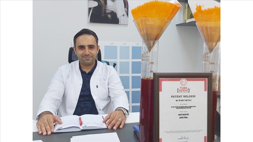 Genç kimyagerin ürettiği bitkisel pigmentlerin bakteri oluşumunu önlediği tescillendi