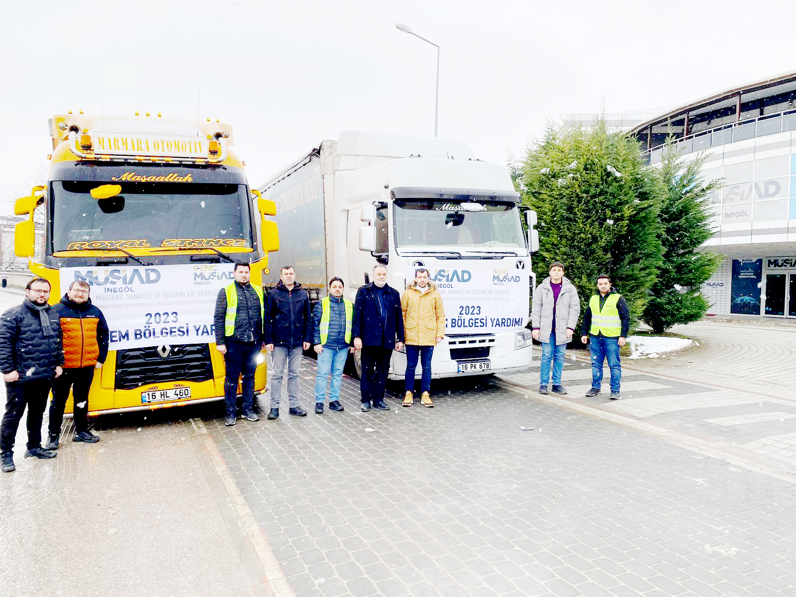 MÜSİAD depremzedeler için seferber oldu