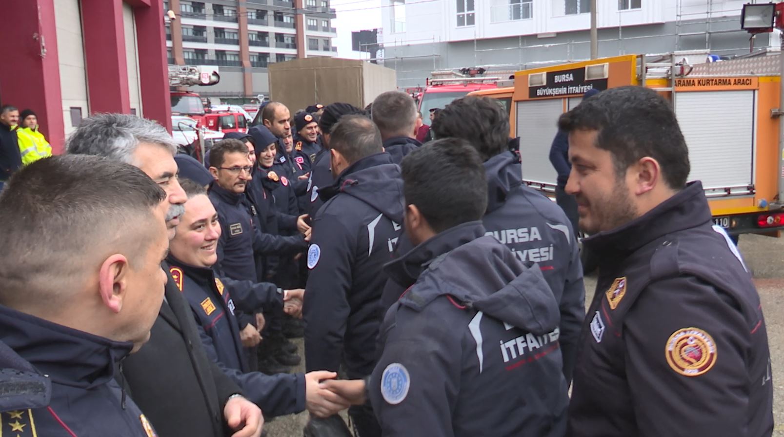 Enkazda can kurtaran kahramanlar Bursa’da