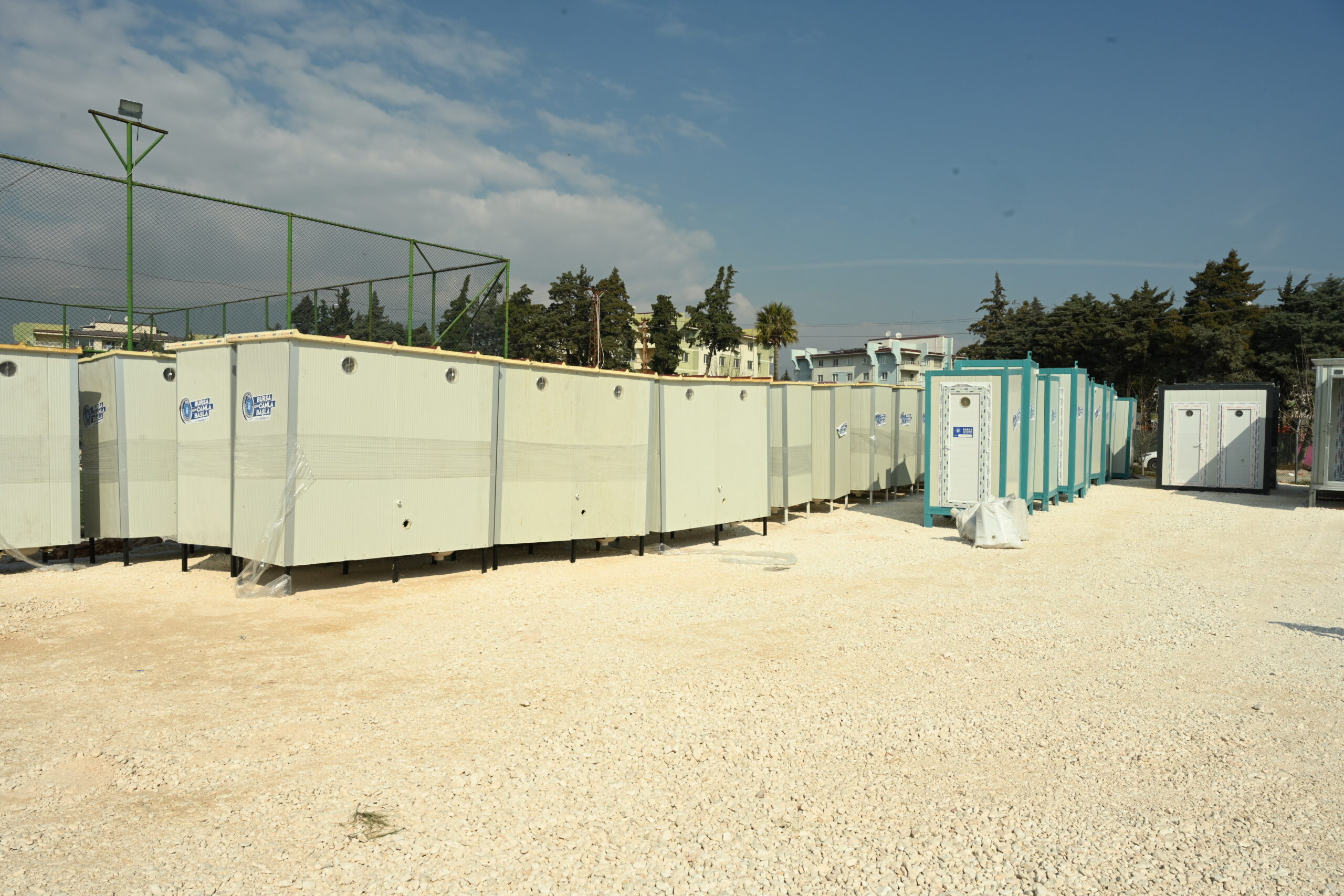 Bursa’nın konteyner kentinde kurulum başladı