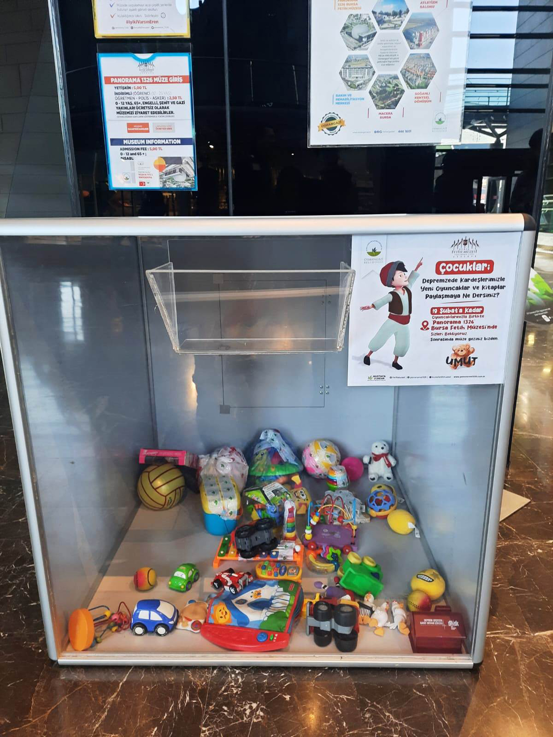 Bursa’dan deprem bölgesindeki çocuklar için oyuncak ve kitap kampanyası