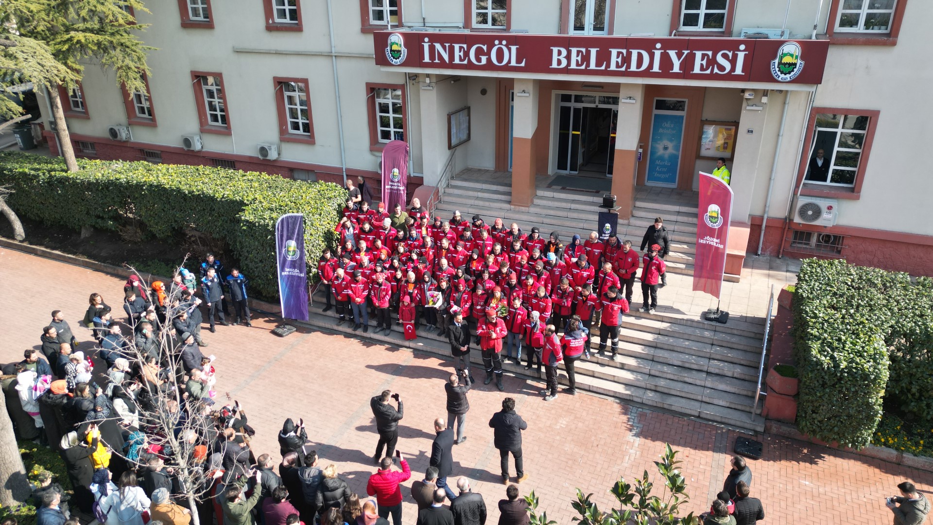 KAHRAMANLAR İNEGÖL’E DÖNDÜ