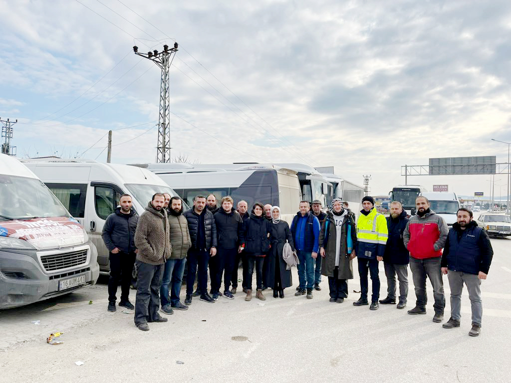 Depremzedeler İnegöl’de