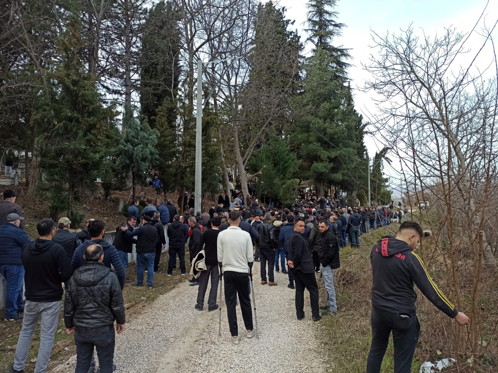 İnegöllü genç son yolculuğuna uğurlandı