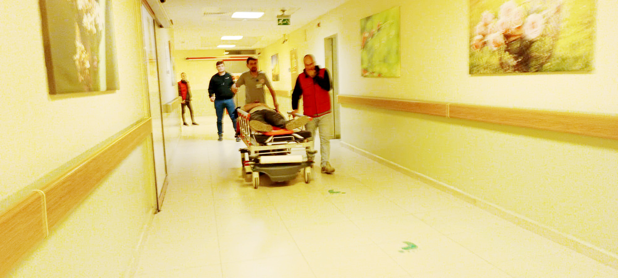 İki motosiklet çarpıştı bir kişi yaralandı