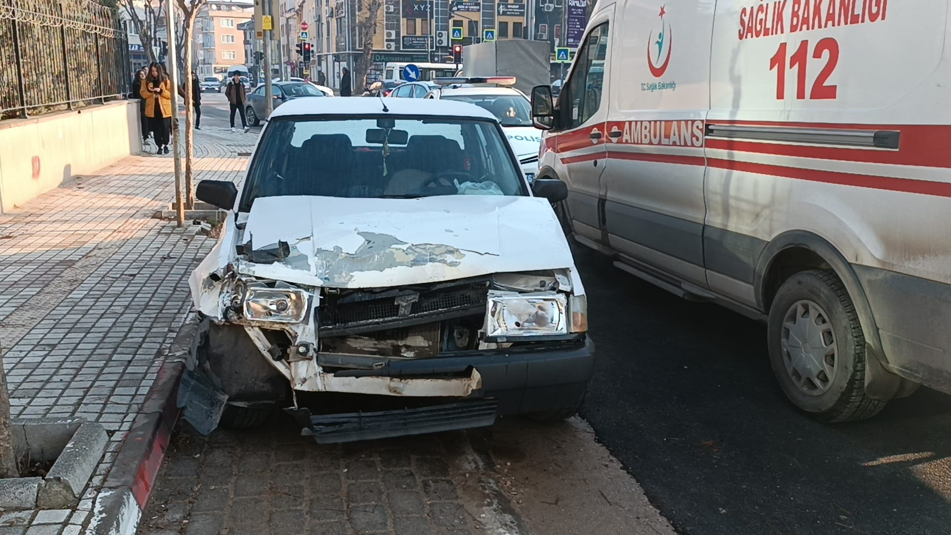 İnegöl’de ölümden döndü