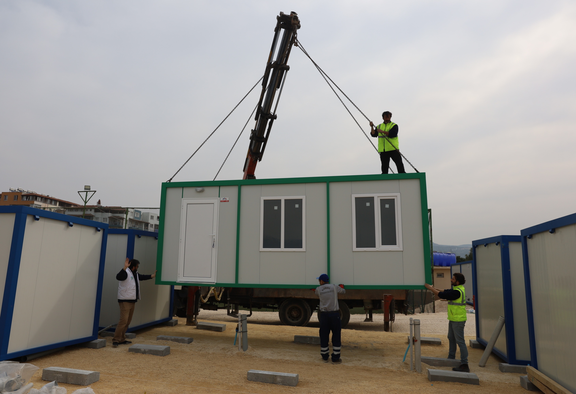 Geçici barınmaya hızlı çözüm