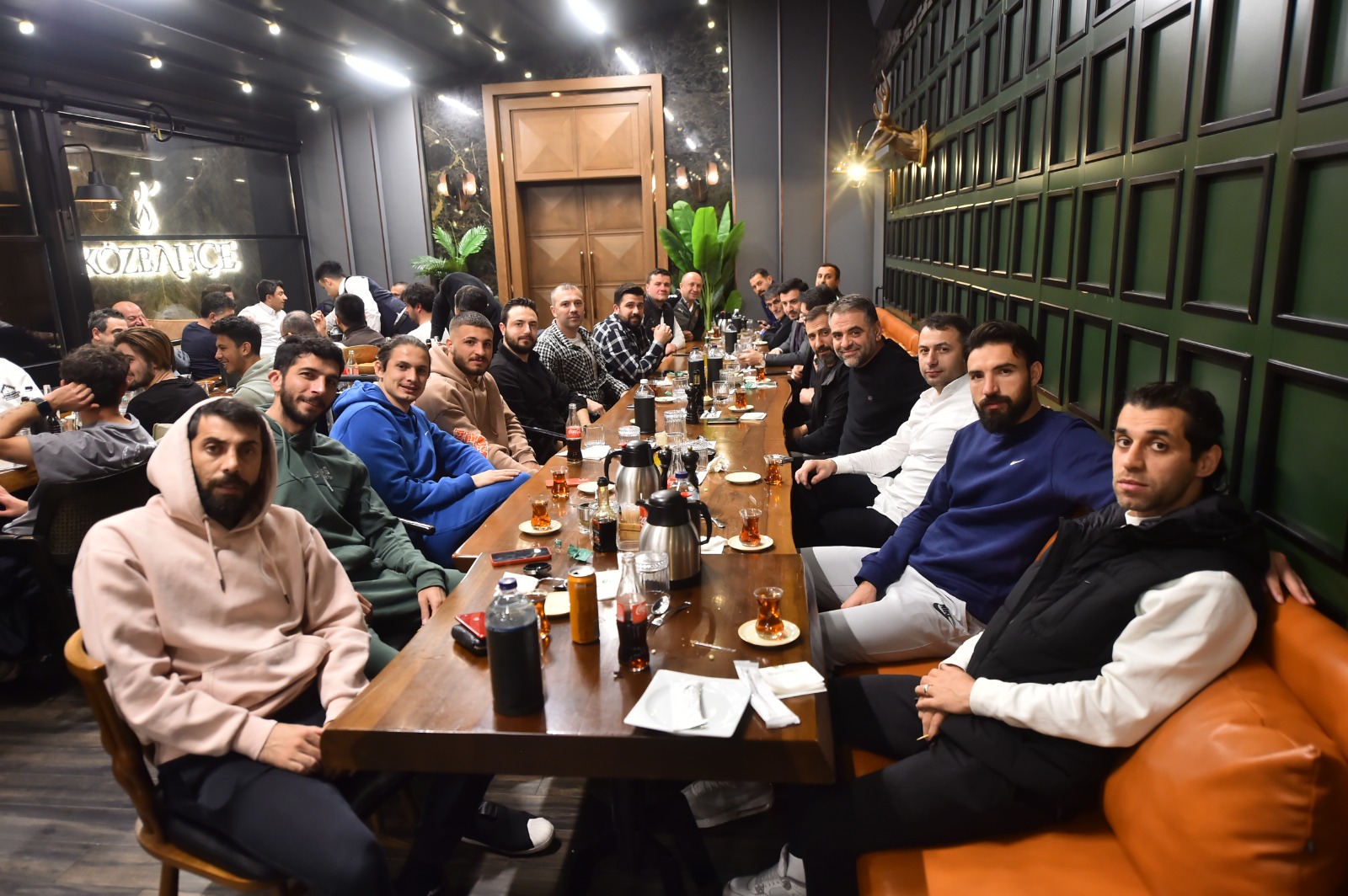 Deyirmenci, İnegölspor’u yemekte ağırladı