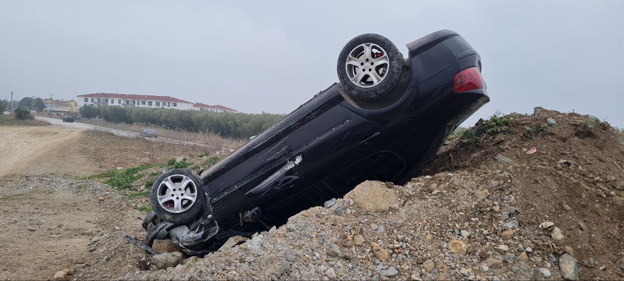 Feci kazada yaralandı