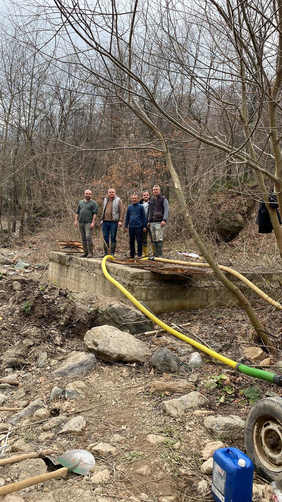 İnegöl’de sulama suyu barajını doldurmak için çalışmalar sürüyor