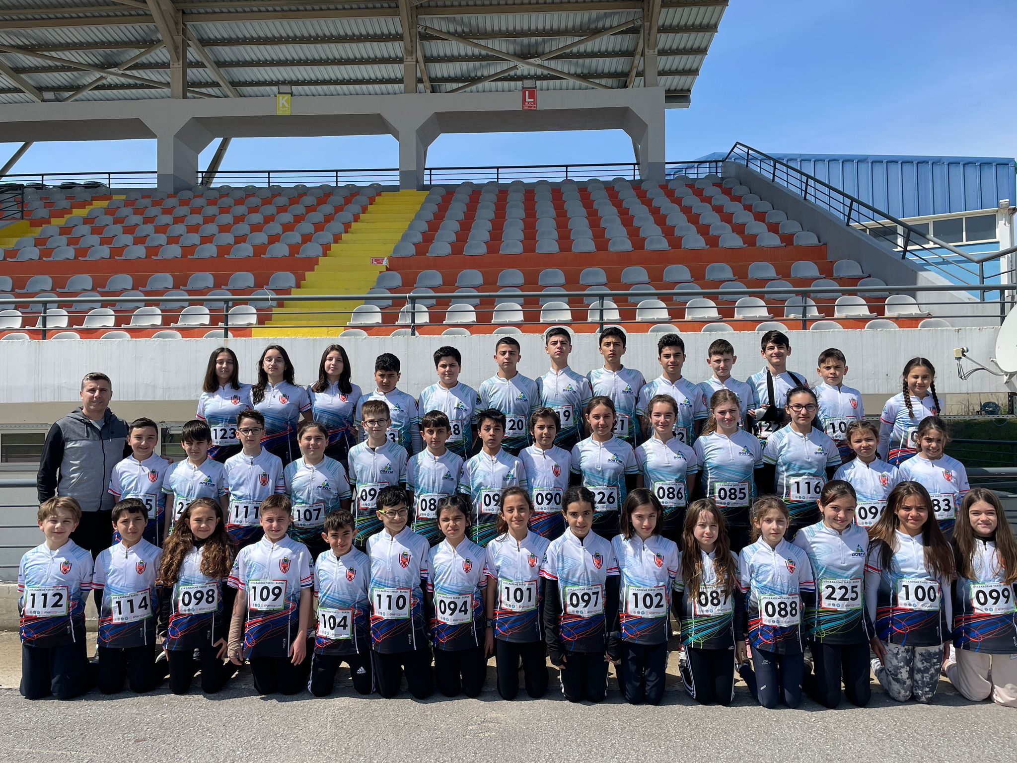 Oryantiring takımı 11 dereceyle döndü