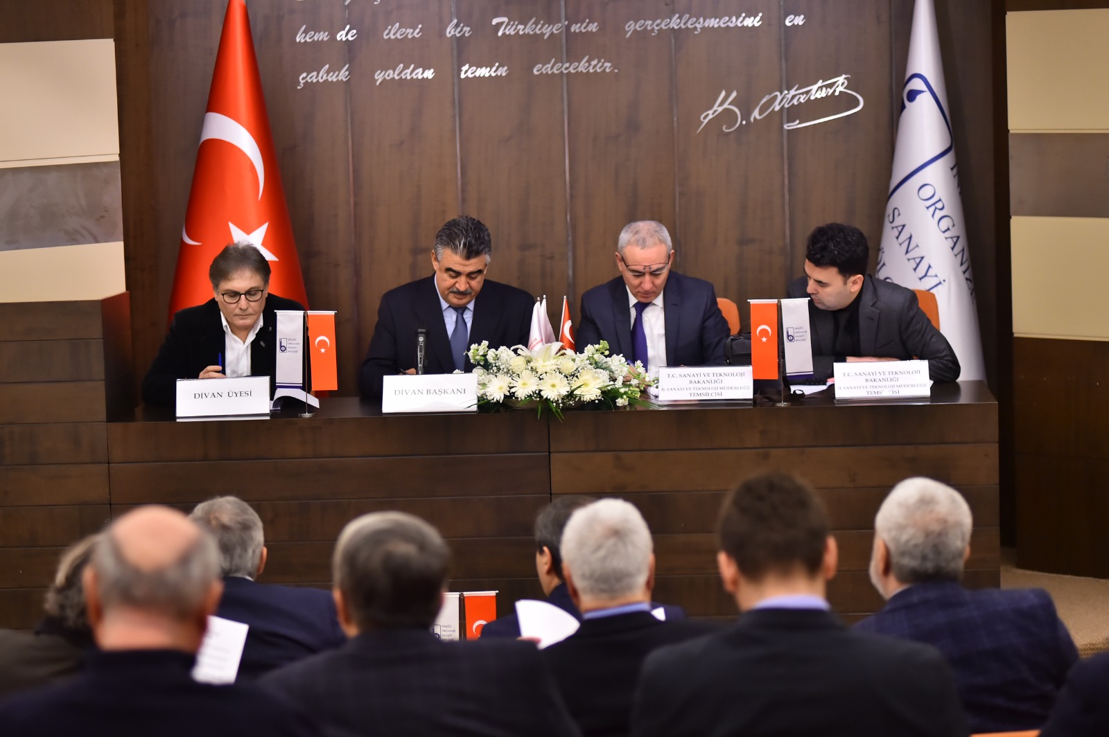 İNEGÖL OSB’DE ZEKİ ŞAHİN GÜVEN TAZELEDİ