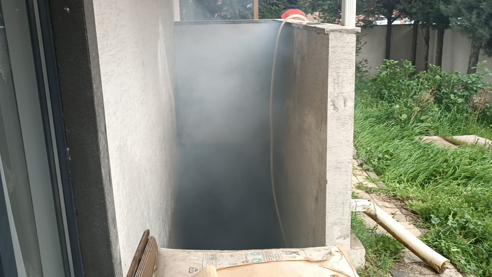 İnegöl’de çocuklar ‘ateşle’ oynadı