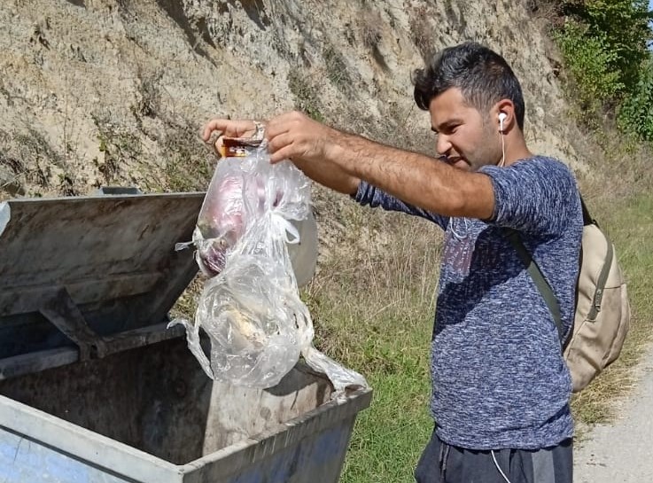 İnegöl’de 26 kilometrelik doğa temizliği Doğa sever grup alkışı hak ediyor