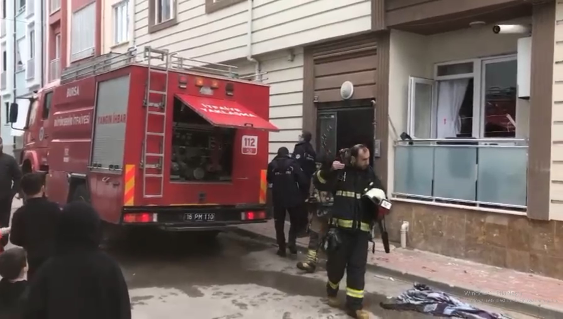 İnegöl’de korkutan yangın