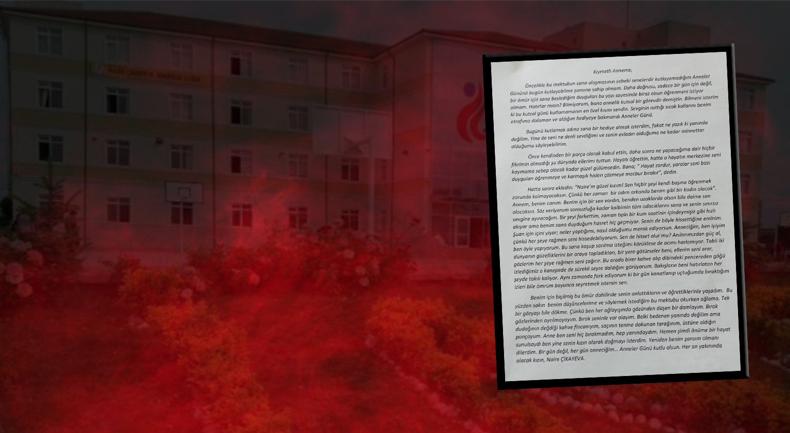 İnegöl’den duygulandıran mektup