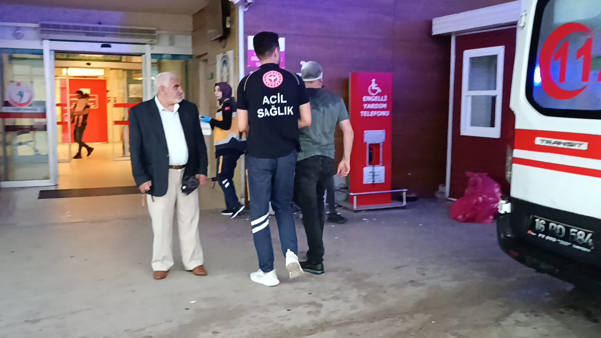 Trafikteki kavga, hastanede sona erdi