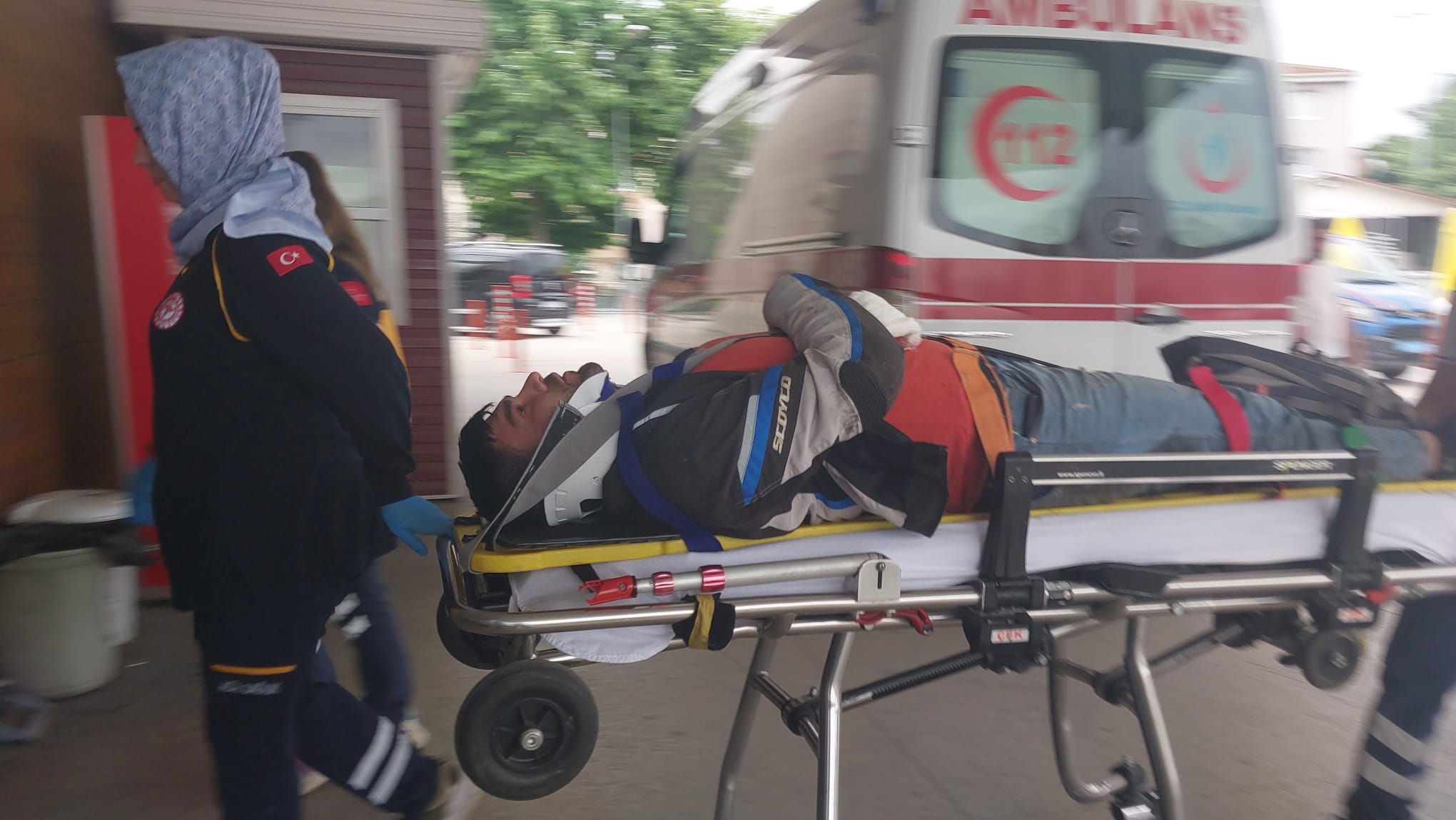 İnegöl’de feci kaza… Kanlar içinde kaldı