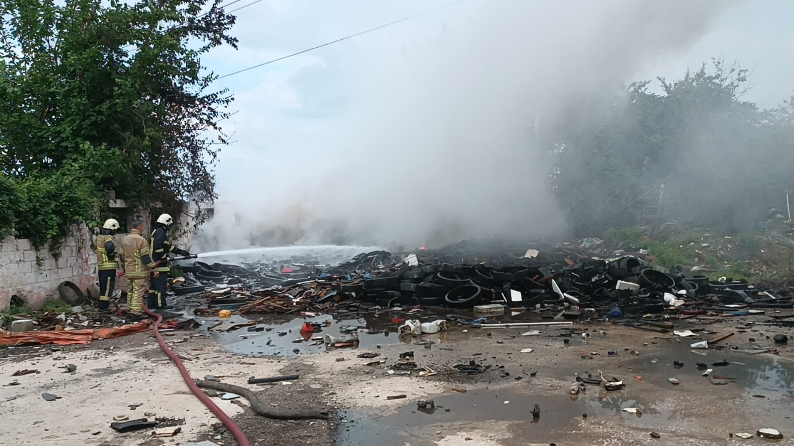 İnegöl’de korku dolu anlar