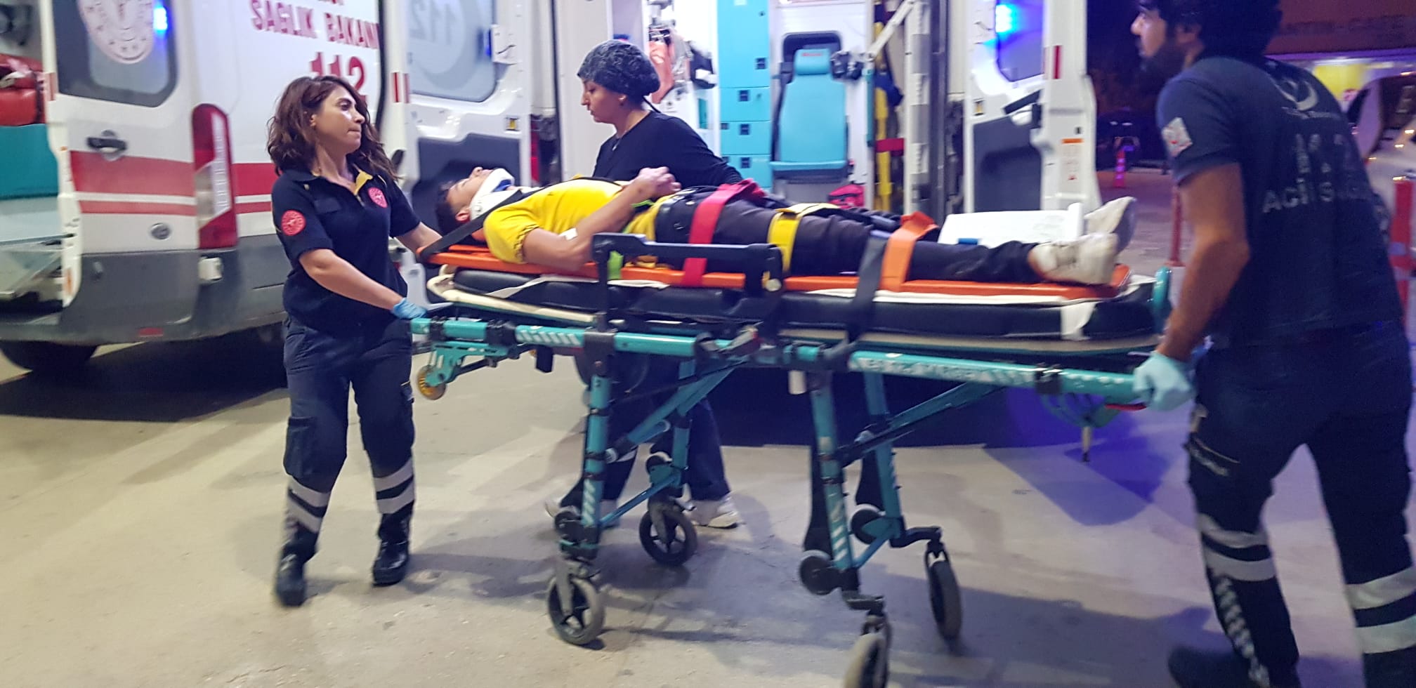 Yine motosiklet yine kaza…