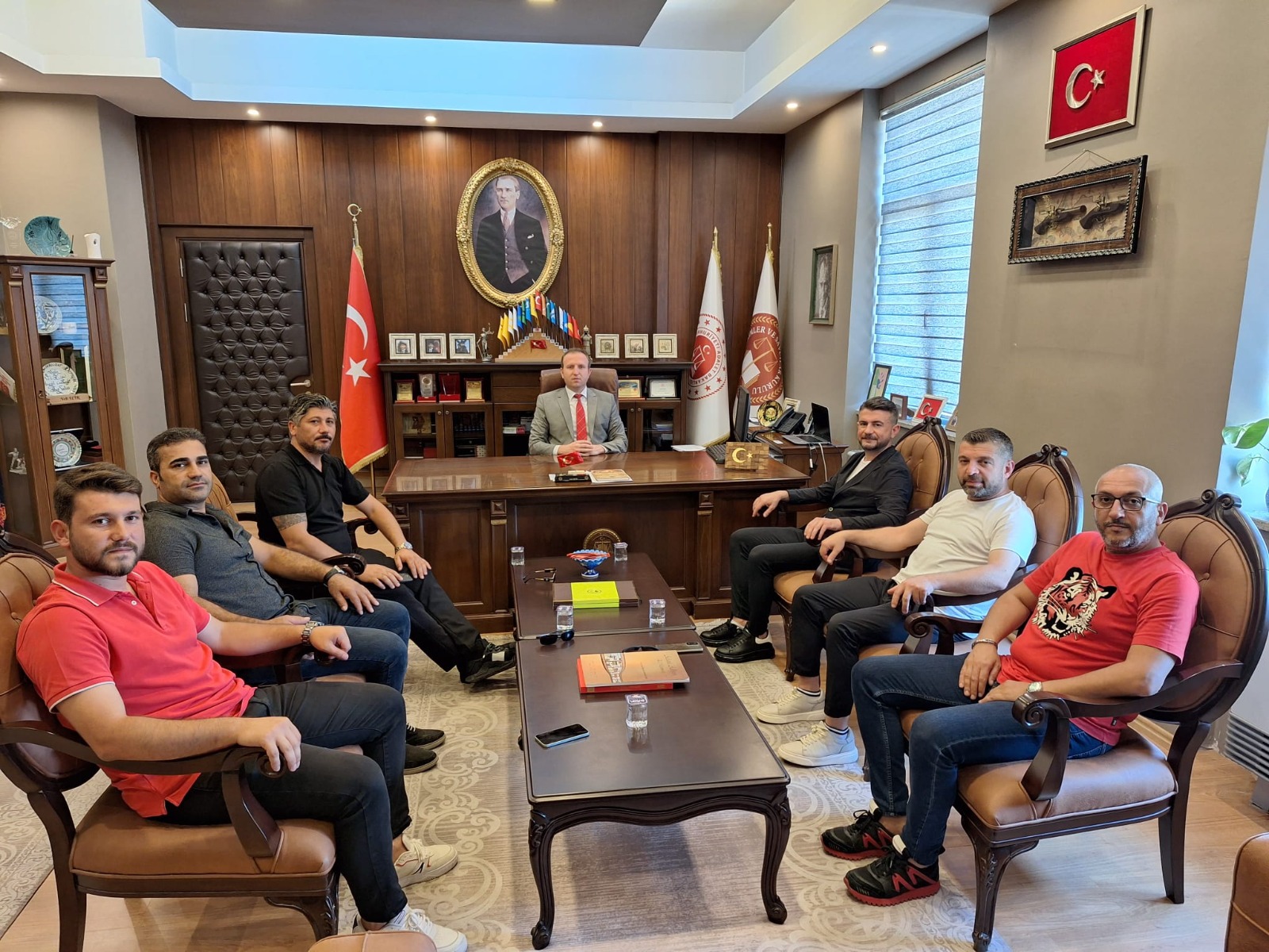 İnegölspor’dan Başsavcı Veli Ecir’e ziyaret